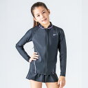 【あす楽】(パケット便送料無料)NIKE ナイキ GIRLS ロングスリーブ F/Z UV ラッシュガード 女子スクール水着 1981907 12