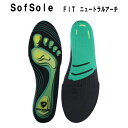 【あす楽】(パケット便200円可能)(定形外郵便発送)SOFSOLE(ソフソール)フィット FIT ニュートラルアーチ(中敷/インソール/女性用)12351