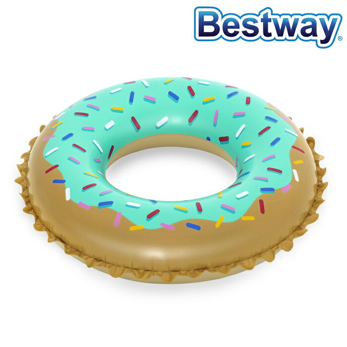 【あす楽】(パケット便送料無料)Bestway ベストウェイ 91cmドーナツスイムリング プール/浮き具/浮き輪/うきわ/フロート/水遊び（1002576021）36300