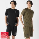 (パケット便送料無料)Kappa カッパ スポーティーSET Tシャツ+ハーフパンツ PEメッシュ メンズ/スポーツウェア 215-311