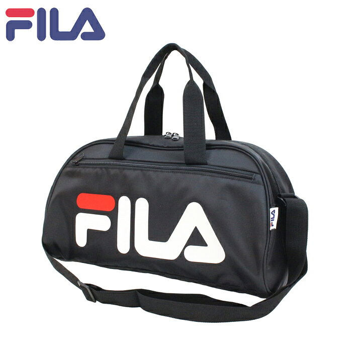 ビーチバッグ プールバッグ ボストン FILA フィラ ブラック スイミング スクール ...