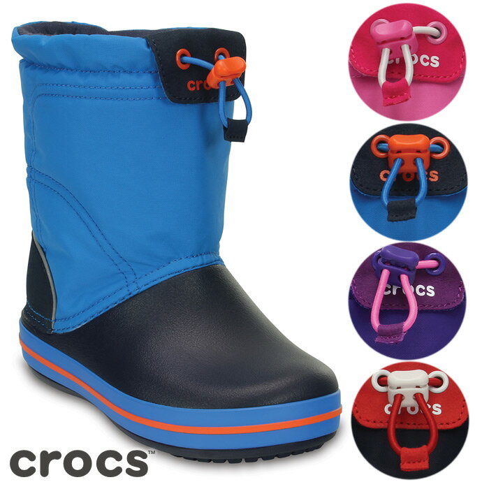 【あす楽】CROCS（クロックス）crocband lodgepoint boot kids クロックバンド ロッジポイント ブーツ キッズ 15.5-21.0cm 147-601