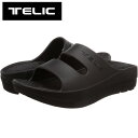 TELIC テリック W-STRAP メンズ 厚底リカバリーサンダル BLACKブラック スイム/ラン/バイク/トライアスロン(4)