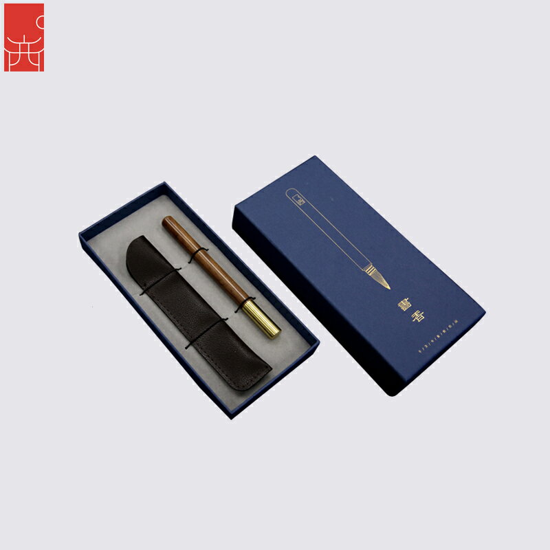 \全品最大500円OFFクーポン発行中!11.30日まで/ SEALINK 西泠印社 書香文房具2点セット 真鍮と花梨の銅木ぺん&彫刻入りしおり ...