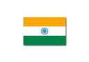 国旗タトゥーシール送料無料！オリンピック応援タトゥーシール国旗シリーズのインド　50×90のシートにタトゥーシールが2枚付いています。
