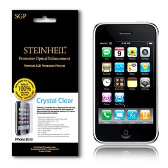 【SGP】シュタインハイル/クリスタル保護シート for iPhone 3G/3GS