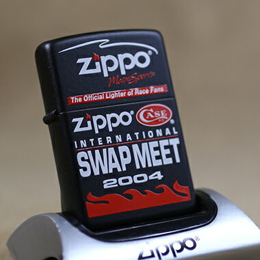 2004年製【未使用品 Zippo】　SWAP MEET 2004 (USA) Zippo モータースポーツ【イベント 限定品 キャラ..