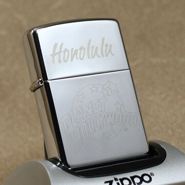 2002年製Zippo　PLANET HALLYWOOD HONOLULU