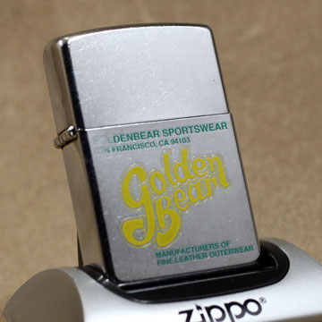 2002年製Zippo Golden Bear プレミアム