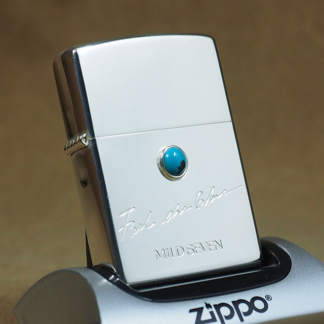 2002年製未使用品Zippo/ジッポーライター　　MILD SEVIN/Feel the Blue Zippo(4)