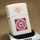 1999年製Zippo　ホワイトマット/ Happy Valentine's Day