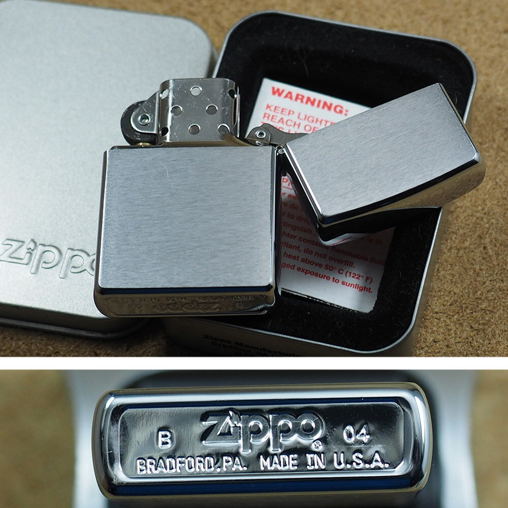 2004年製　未使用　Zippo ジッポー　#20410 LIGHTNING TWIST