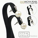 【8/4~8/11買いまわりでP最大10倍】 真珠 イヤリング / ピアス スイングタイプ レディース 真鍮 チタン SV925 ホワイト 【7.0-8.0mm...