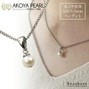 あこや真珠 バチカン ペンダント レディース 【5.0-5.5mm】 ネックレス アコヤ 真珠 パール シンプル Seashore シーショア 買い回り【送料無...