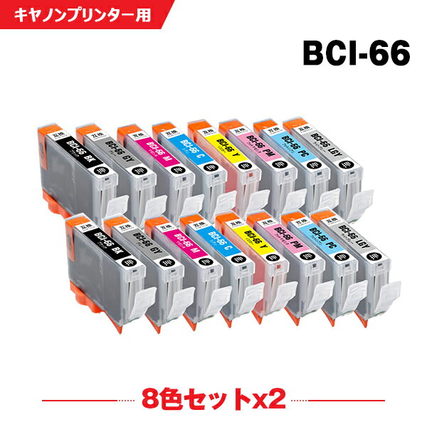 ̵ BCI-66BK BCI-66C BCI-66M BCI-66Y BCI-66GY BCI-66PC BCI-66PM BCI-66LGY 8åx2 Υ ߴ  󥯥ȥå (BCI66BK BCI66C BCI66M BCI66Y BCI66PC BCI66P...