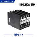 楽天シースカイ送料無料 IB02KA ブラック 顔料 お得な4個セット エプソン用 互換 インク （IB02A IB02B IB02KB PX-M711R2 IB 02 PX-M711TR2 PX-M7H5R2 PX-M7TH5R2 PX-M711R1 PX-M711TR1 PX-M7H5R1 PX-M7TH5R1 PX-S711R1 PX-S7H5R1 PX-S7110 PX-M7110F PX-M7110FP） あす楽 対応