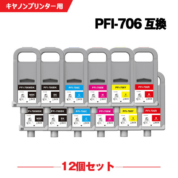 ʿ100ߥݥ PFI-706MBK PFI-706BK PFI-706C PFI-706M PFI-706Y PFI-706R  (PFI-306) 6åȡ2 Υߴ 󥯥 (PFI-706 PFI-306 PFI-306MBK PFI-306BK PFI-306C PFI-306M PFI-306Y PFI-306R iPF8300 iPF8400 iPF9400 iPF8400SE)