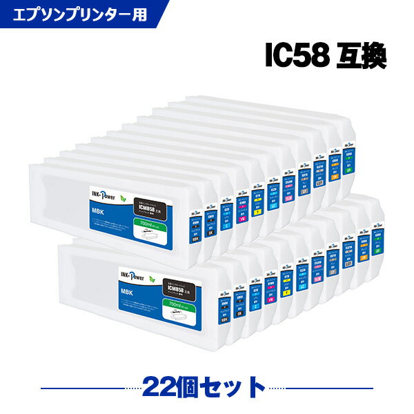 ICMB58 ICBK58 ICC58 ICVM58 ICY58 ICLC58 ICVLM58 ICGY58 ICLGY58 ICOR58 ICGR58 ���� 11�����å�x2 ���ץ��� �ߴ� ���󥯥����ȥ�å� (IC58 IC57 PX-H10000 PX-H10PSPC PX-H10RC PX-H10RC2 PX-H10RC3 PX-H10RC4 PX-H10RC5 PX-H8000 PX-H8PSPC PX-H8RC)