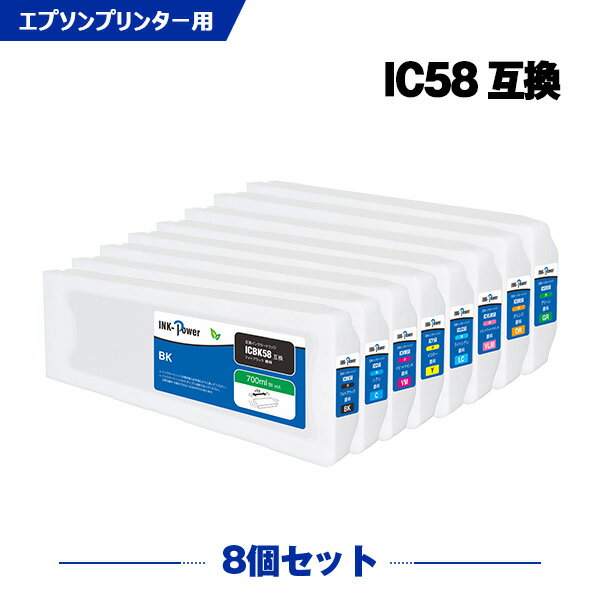 ICBK58 ICC58 ICVM58 ICY58 ICLC58 ICVLM58 ICOR58 ICGR58 ���� 8�����å� ���ץ��� �ߴ� ���󥯥����ȥ�å� (IC58 IC57 PX-H10000 PX-H10PSPC PX-H10RC PX-H10RC2 PX-H10RC3 PX-H10RC4 PX-H10RC5 PX-H8000 PX-H8PSPC PX-H8RC PX-H8RC2 PX-H8RC3 PX-H8RC4)