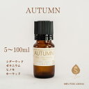 季節のアロマ AUTUMN 5ml 10ml 30ml 50ml 100ml アロマ アロマオイル 精油 エッセンシャルオイル 秋用 ウッディ系 シダーウッド ゼラニウム ヒノキ ホーウッド