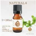 ナチュラルマンスリー6月 アロマオイル 5ml 10ml 30ml 50ml 100ml アロマオイル ブレンド エッセンシャルオイル 精油 6月 リフレッシュ やる気アップ 香りギフト レモンマートル ライム ベルガモット グレープフルーツ 送料無料