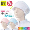 KAZEN カゼン 衛生帽子 後ろメッシュ(2枚入り)
