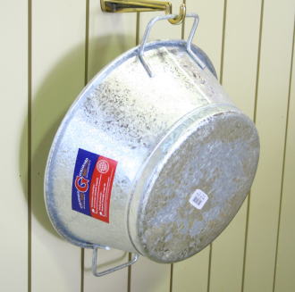 【ブリキバケツ】フランス製（9月中旬入荷予定）ギルアードのブリキバケツ38