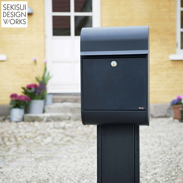 北欧 ポスト フューネンF8900スタンド1001セット 郵便 ★ おしゃれ 壁掛け 壁付け スタンド スタンドタイプ 門柱 大きい セキスイデザインワークス公式
