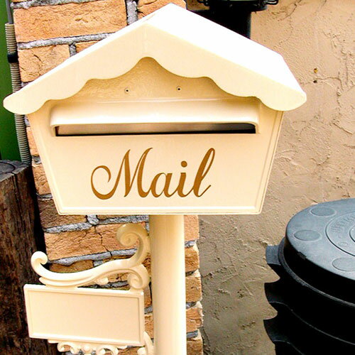 ナチュラルハウスにおすすめ。ブリスベンのレターボックス！Letterbox Man 3211