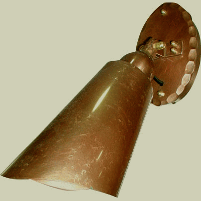 銅製のスポットライト銅製スポットライト