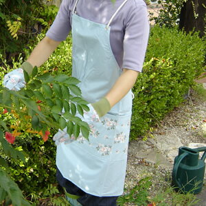 【ガーデンエプロン】水仕事に。ビニル素材のエプロンLE JARDINER　PVCエプロン