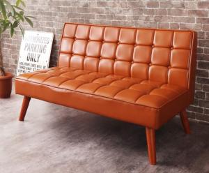 ソファ ソファー ダイニングソファ 2人掛け ダイニング 古木風 ヴィンテージ アメリカンスタイル リビングダイニングシリーズ ダイニングソファ単品 バックレス...