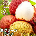 商品情報商品名生グリーンライチ　妃子笑（ひししょう）内容量約1/2/4/8kg箱保存方法必ず冷蔵庫で保存してください。非常に鮮度落ちの早いフルーツとなりますので、到着後は出来るだけ早めにお召し上がり下さい。産地中国・海南省/広東省配送方法ク...