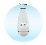 【 公式 】【公式】 鼻水吸引用 透明シリコンノズル(スタンダードタイプ)2個【ベビースマイル・メルシーポット用】 [メール便OK] 鼻水吸引器 鼻吸い器 部品