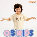 O.S.KIDS ネズミちゃんTシャツ トップス 子供Tシャツ キッズ ベビー 子供服 半袖 アップリケ刺繍 ギフト 通学 通園 男の子 女の子 ジュニア 春 夏 秋 クリーム 80cm 90cm 100cm 110cm 120cmメ込