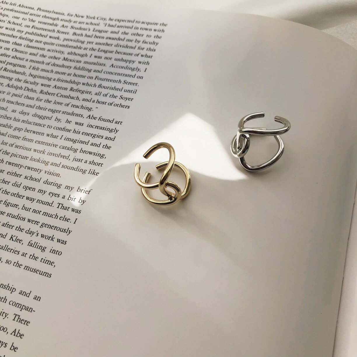 【12/4 20:00~全品50%OFFクーポンあり】リング 指輪 13号14号 中指 人差し指 ワイヤーリング 個性的アクセ デザインリング ファッションリン...