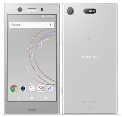 【中古】Bランク 【やや傷や汚れあり】SIMロック解除済み 元docomo SO-02K SONY Xperia XZ1 Compact ホワイトシルバー ネットワーク利用制限〇 送料無料