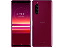 【中古】Cランク 【傷や汚れあり】 SIMロック解除済み 元au SONY Xperia 5 SOV41 レッド ネットワーク利用制限〇(白ロム) 送料無料 simフリー スマホ 本体