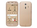 【中古】Cランク 【傷や汚れあり】 SIMロック解除済み 元docomo ラクラクスマートフォン me F-01L ゴールド 本体のみ　ネットワーク利用制限ー(白ロム)　送料無料