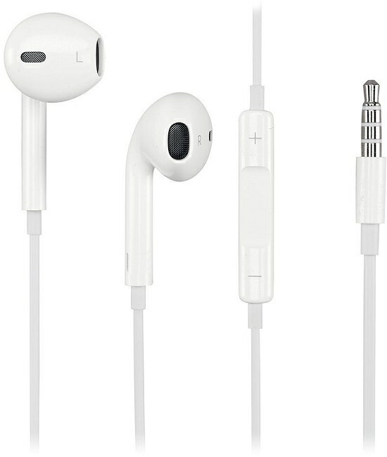  ViEJ Apple  Cz}CN ʃ{^t iPhone6 iPhone6s iPhone5 iPhone5S iPhone5c iPhoneSE Earpods with Remote and Mic (3.5mm) iPhone{̕Wi  @Cz L