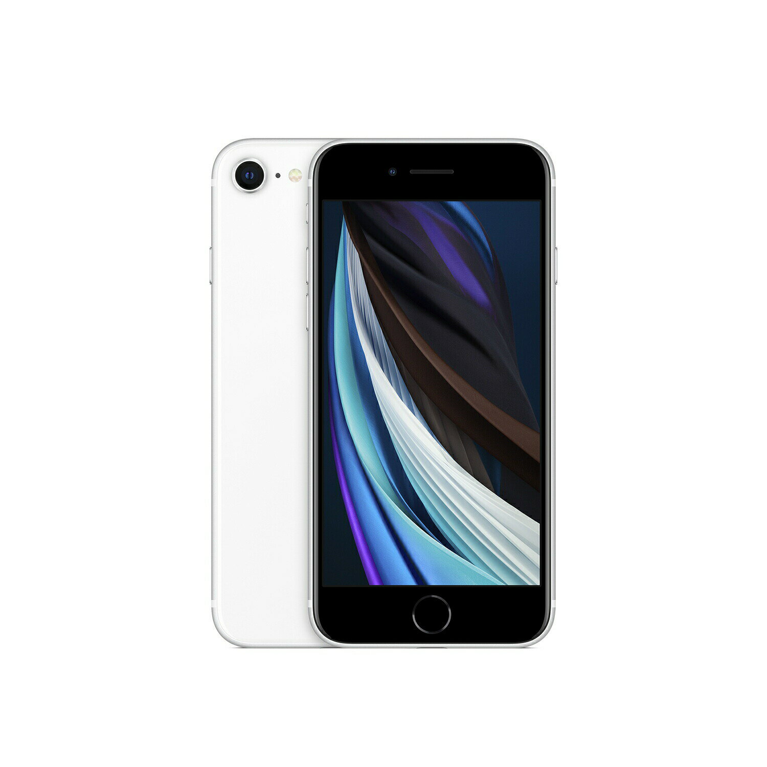 【中古】A＋ランク 【未使用に近い】バッテリー最大容量：100% SIMフリー 国内版 (Apple Store版) iPhone SE(第2世代） 128GB ホワイト 本体のみ 利用制限ー(白ロム)　送料無料のサムネイル