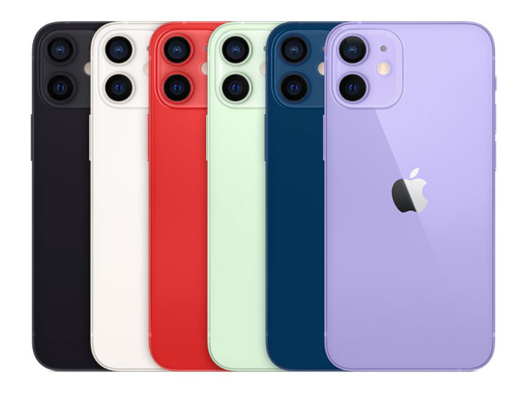 海テクの【中古】Bランク【やや傷や汚れあり】 SIMフリー iphone12 mini 256GB ブルー 本体のみ 利用制限-(白ロム) 送料無料｜アングル2
