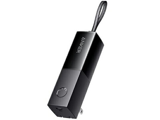 【新品 未使用】Anker 511 Power Bank PowerCore Fusion 5000 A1633N12 ブラック モバイルバッテリー USB-C 20W 急速充電 コンセント一体型 送料無料