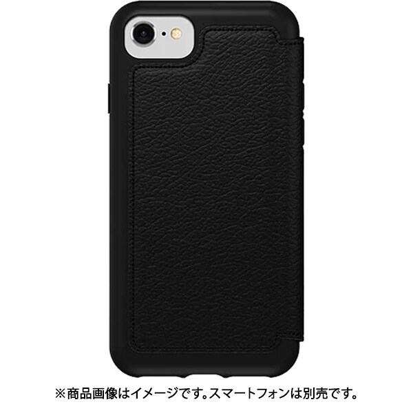 iPhone SE2/SE3/7/8用 OtterBox Symmetry Series Leather Folio Case ブラック 手帳型ケース レザーケース スマホケース 耐衝撃 RS0C132K 送料無料