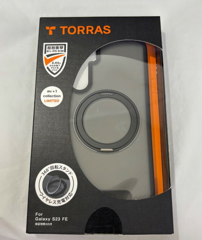 TORRAS Galaxy S23 FE用 UPRO Ostand Pro ケース ブラック スタンドケース R24J006H 送料無料