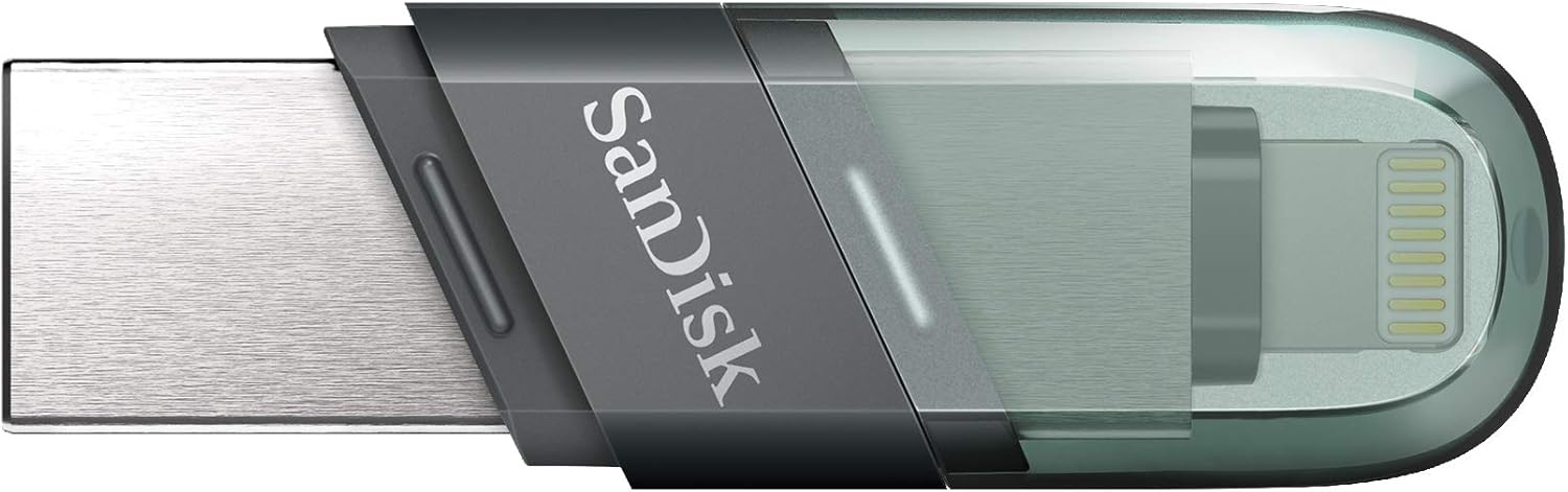 【新品・未使用】SanDisk iXpand Flip フラッシュドライブ 128GB Lightning USB3.1 USBメモリ SDIX90N-128G-JDACE 送料無料