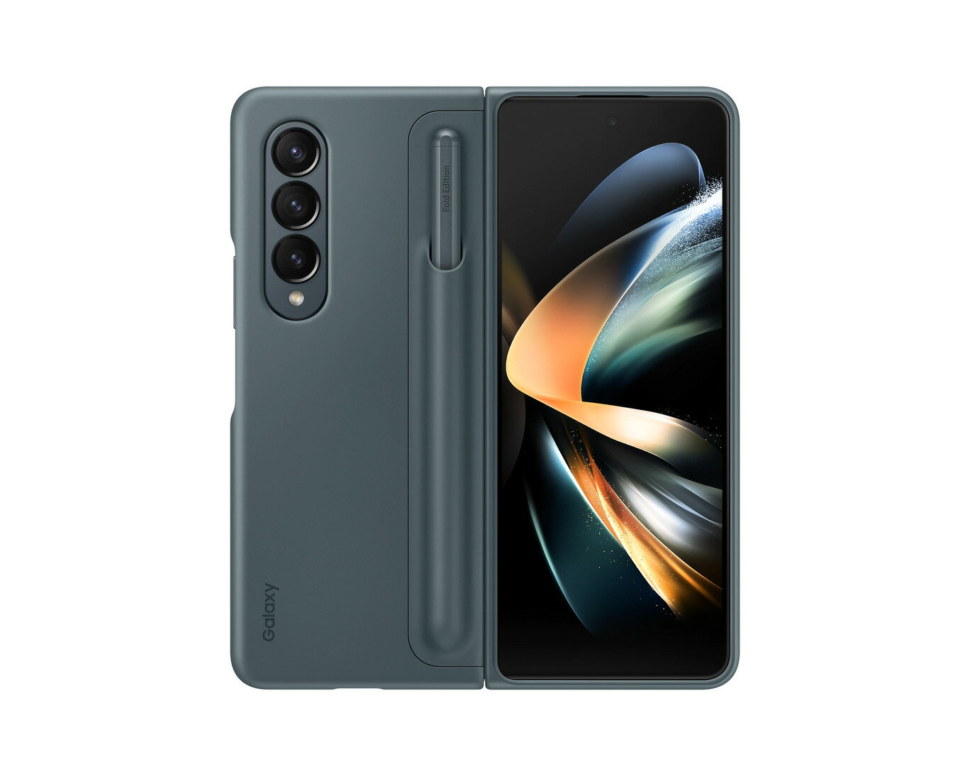乐天商城 - 【新品・未使用】Galaxy純正品 Galaxy Z Fold4 Standing Cover with Pen グレイグリーン Sペン付 スマホケース EF-OF93PCJEGKD 送料無料