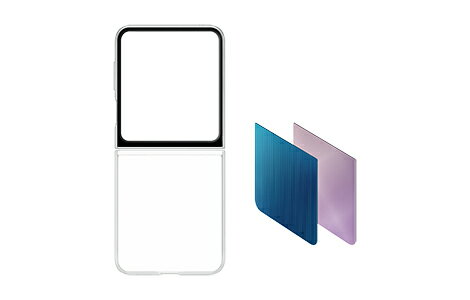 乐天商城 - 【新品・未使用】SAMSUNG純正品 Galaxy Z Flip5 Flipsuit Case クリア スマホケース EF-ZF731CTEGJP 送料無料