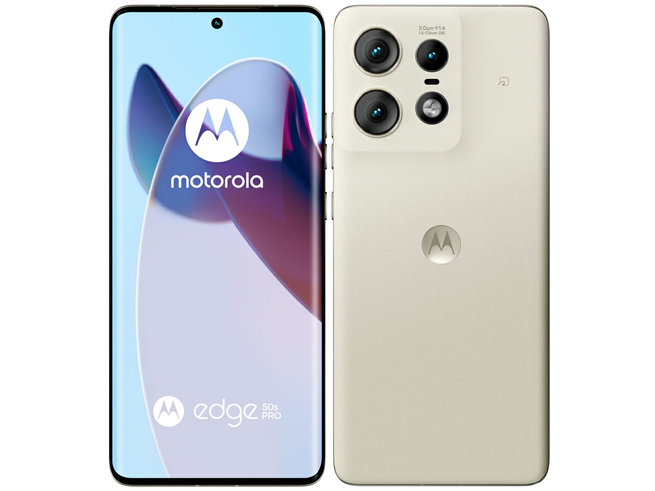 乐天商城 - 【中古】A+ランク【未使用に近い】 SIMフリー A402MO Motorola edge50s pro バニラクリーム 利用制限▲(赤ロム永久保証) 送料無料