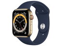 【新品・未使用】Apple Watch Series 6 GPS+Cellularモデル 44mm MJXN3J/A ゴールドステンレススチールケースとディープ...